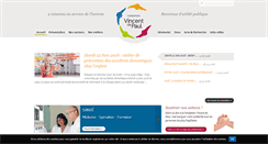 Desktop Screenshot of fondation-vincent-de-paul.org